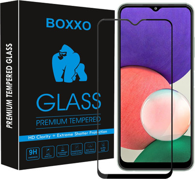 Boxxo Edge To Edge Tempered Glass for Samsung Galaxy F04(Pack of 1)
