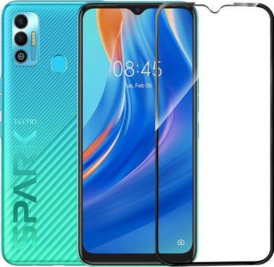 Flipkart SmartBuy Edge To Edge Tempered Glass for Tecno Spark 7T(Pack of 1)