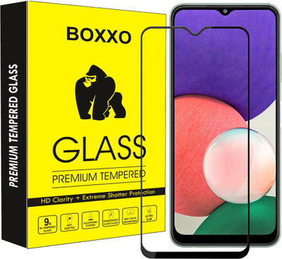 Boxxo Edge To Edge Tempered Glass for Samsung Galaxy M13 5G(Pack of 1)