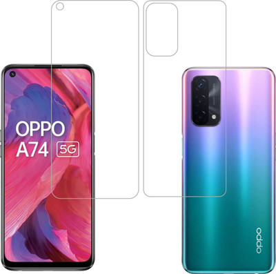 Ten To 11 Front and Back Screen Guard for Oppo A74 5G(Pack of 2)