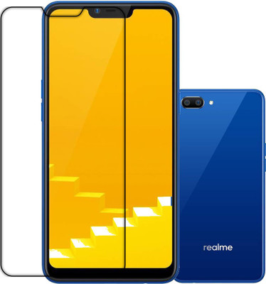 MUTAALI Front and Back Tempered Glass for Realme C1(Pack of 1)