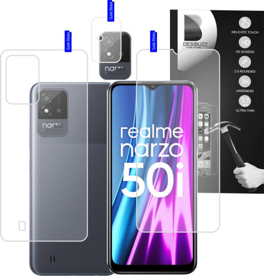 DESIBUZZ Impossible Screen Guard for Realme Narzo 50i, Realme Narzo 50i Camera Lens Protector(Pack of 3)