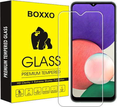 Boxxo Tempered Glass Guard for Samsung Galaxy M13, Samsung Galaxy M13 4G(Pack of 1)