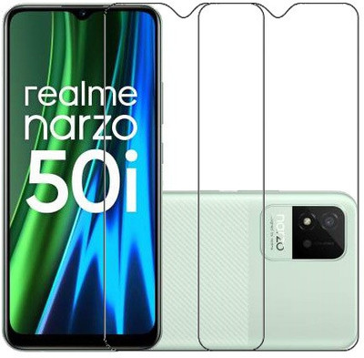MaxR Tempered Glass Guard for Realme Narzo 50i(Pack of 2)