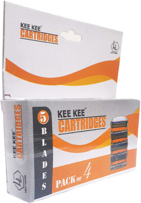 KEE KEE New Improved Shaving Cartridges for Men- Compatible with Fusion Power Razor.