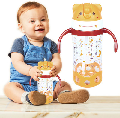 MOM CARES Straw Sipper Bottle Anti Spill Sippy Cup With Soft Silicon Straw For Toddlers Kids FlipTop Water Bottle With Handles And Strap Sippy Cups /Sipper mugs 300ml|10 Fl OZ Yellow(Yellow) MOM CARES Straw Sipper Bottle Anti Spill Sippy Cup With Soft Silicon Straw For Toddlers Kids FlipTop Water Bottle With Handles And Strap Sippy Cups /Sipper mugs 300ml|10 Fl OZ Yellow(Yellow)