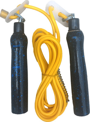 shri shyam traders K M blue skipping rope Freestyle Skipping Rope(Yellow, Length: 275 cm)