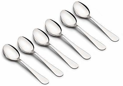 Fanqew Stainless Steel Ice Tea Spoon Set(Pack of 6)