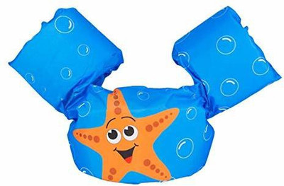 Koochie Koo Star Fish Printed Pool Float Arm Bands For Kids From 2 To 6 Years 22 To 55 lbs Swim Floatation Belt