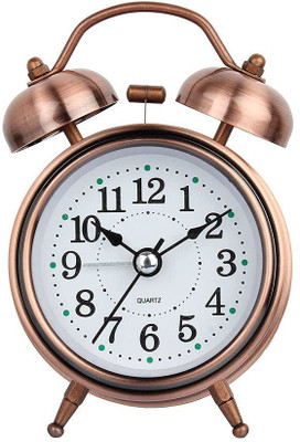 TRIVYOM Analog-Digital Rose Gold Clock