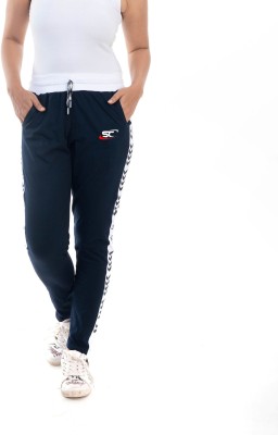 STYLE CLUB Printed Women Dark Blue Track Pants