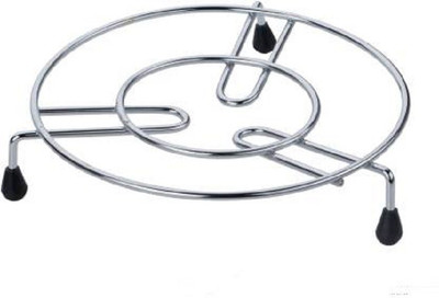 hurrio Hot Pot Stand for Dining Table Steel Trivet mirror Trivet (Pack of 2 mirror Trivet(Pack of 2)
