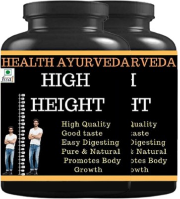 Health Ayurveda High Height Increase - Banana Flavor - 100 gms Powder (Pack Of 2)(2 x 100 g)