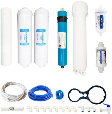 AQUUA PRODUCTS 3GE FLOW AQUA PRODUCT Compatible RO full Service Kit For kent Grand ro+uv / Grand Plus / Supreme /Ace Ro/aquagrand /dolphin/reviva /glance/whirlpool /aquaguard /livpure Water Purifiers AND ALL BRAND OF RO system Solid Filter Cartridge(0.2, Pack of 25)