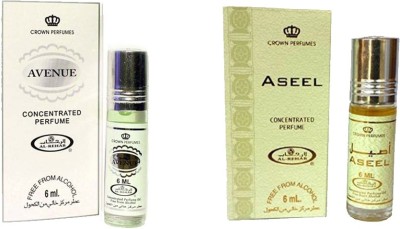 AL- REHAB Avenue & Aseel Combo Pack Floral Attar(Floral)