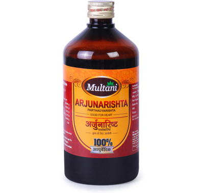 Multani Arjunarishta Syrup | Useful in Hypertension & Heart Functions - 450ml(450 ml)