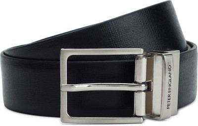 PETER ENGLAND Men Black Artificial Leather Belt