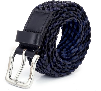 bacca bucci Men Casual Black, Blue Genuine Leather Reversible Belt