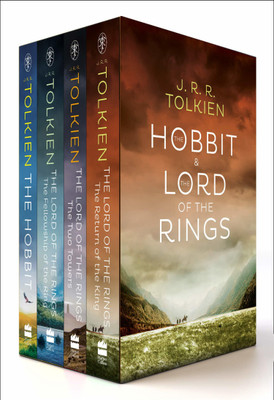 The Hobbit & The Lord Of The Rings Boxed Set Paperback – Import, 30 April 2020(Paperback, J. R. R. Tolkien)