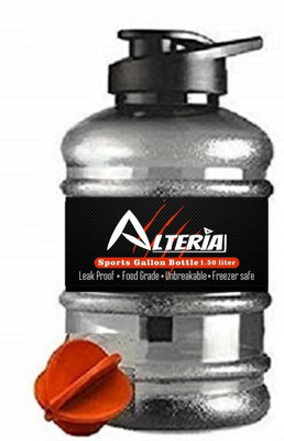 ALTERIA 1500 ml Plastic Shaker(Pack of 1, Orange)