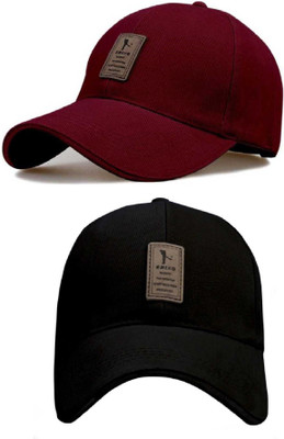 b for u Solid Sports/Regular Cap Cap(Pack of 2)