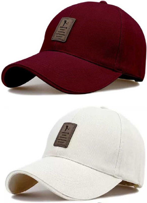 b for u Solid Sports/Regular Cap Cap(Pack of 2)
