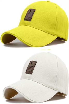b for u Solid Sports/Regular Cap Cap(Pack of 2)