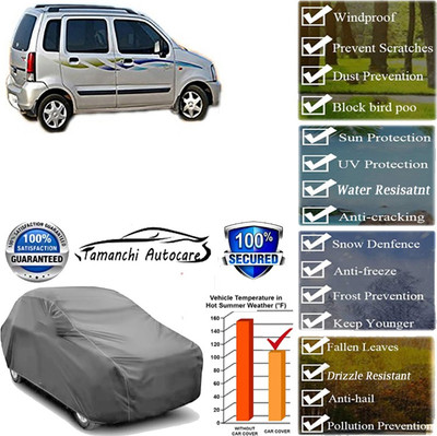 Tamanchi Autocare Car Cover For Maruti Suzuki Wagon R AMT VXI(Grey)