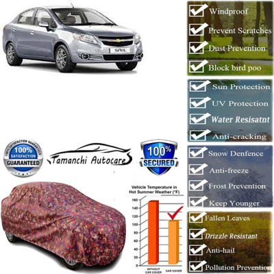 Tamanchi Autocare Car Cover For Chevrolet Sail(Multicolor)