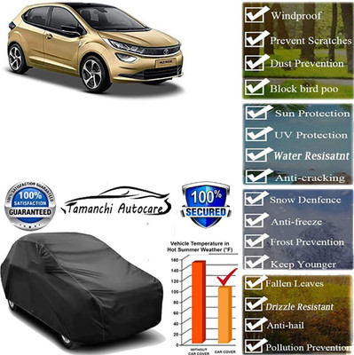 Tamanchi Autocare Car Cover For Tata Altroz(Black)