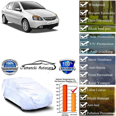 Tamanchi Autocare Car Cover For Tata Indigo eCS(Silver)