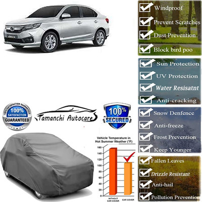 Tamanchi Autocare Car Cover For Honda Amaze(Grey)