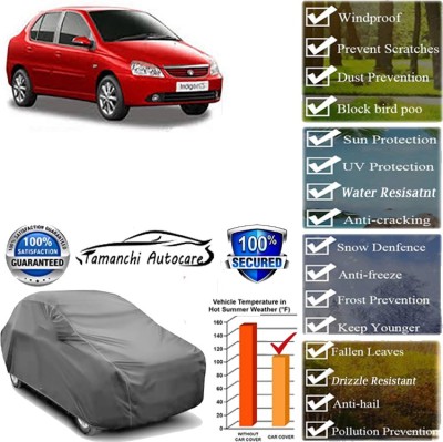 Tamanchi Autocare Car Cover For Tata Indigo CS(Grey)