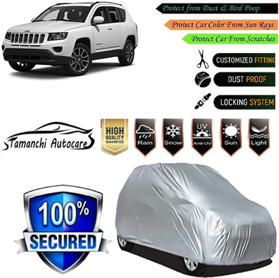 Tamanchi Autocare Car Cover For Jeep Compass 1.4 Limited(Silver)