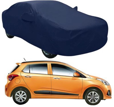Saksham Motive Car Cover For Chevrolet Beat PS (With Mirror Pockets)(Blue, For 2017 Models)