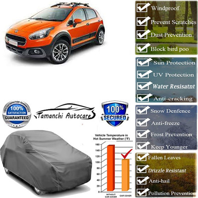 Tamanchi Autocare Car Cover For Fiat Abarth Avventura 1.4 T-Jet(Grey)