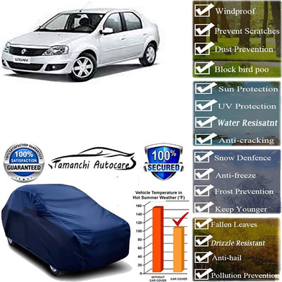Tamanchi Autocare Car Cover For Mahindra Logan(Blue)