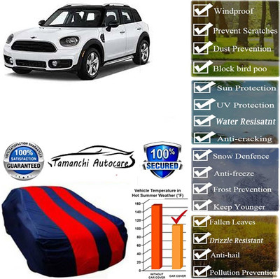 Tamanchi Autocare Car Cover For Mini Countryman Coupe(Red, Black)