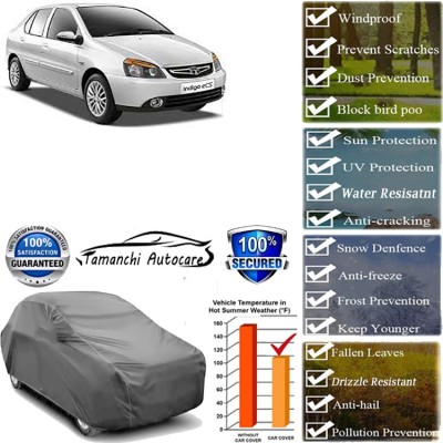 Tamanchi Autocare Car Cover For Tata Indigo eCS(Grey)