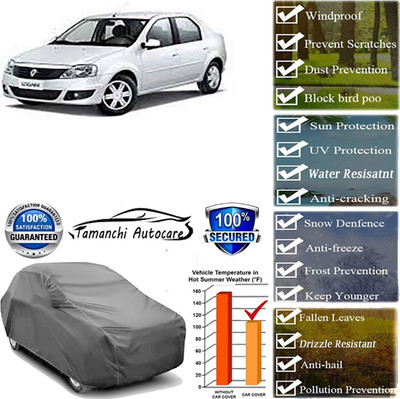 Tamanchi Autocare Car Cover For Mahindra Logan(Grey)