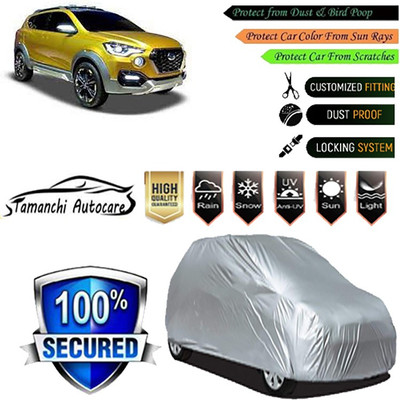 Tamanchi Autocare Car Cover For Datsun Go-Cross(Silver)