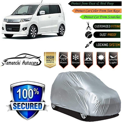 Tamanchi Autocare Car Cover For Maruti Suzuki Wagon R Stingray AMT VXI(Silver)