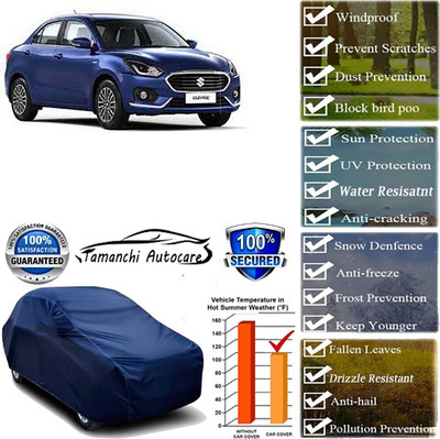 Tamanchi Autocare Car Cover For Maruti Suzuki Swift Dzire(Blue)
