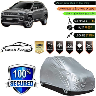 Tamanchi Autocare Car Cover For Jeep Compass 1.4 Sport(Silver)