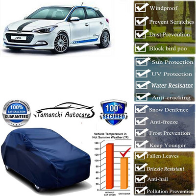 Tamanchi Autocare Car Cover For Hyundai i20 Sportz(Blue)
