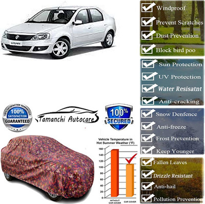 Tamanchi Autocare Car Cover For Mahindra Logan(Multicolor)