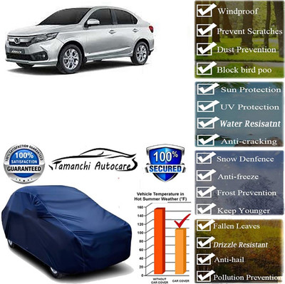 Tamanchi Autocare Car Cover For Honda Amaze(Blue)