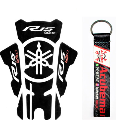 acube mart Sticker & Decal for Bike(Black)