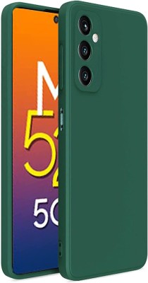 KloutCase Bumper Case for Samsung Galaxy M52 5G(Green, Grip Case, Silicon, Pack of: 1)