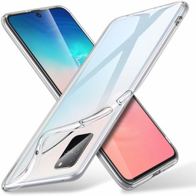 Mobilive Back Cover for Samsung Galaxy S10 Lite(Transparent, Grip Case, Silicon, Pack of: 1)